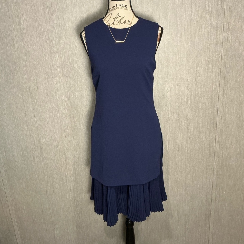 Theory High Low Navy Dress Size 2